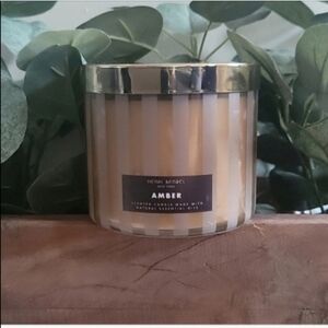 HENRI BENDEL Amber Scented Candle with Lid